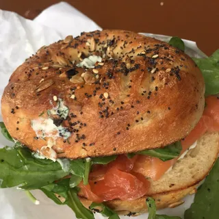 House Cured Salmon Bagel