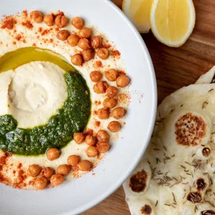 Nomad Hummus and Flatbread