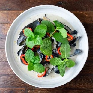 Steamed Mussels