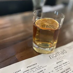 Bourbon cocktail