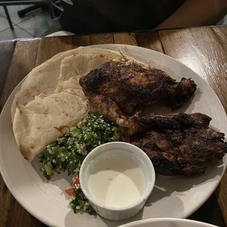 CHAR-GRILLED HALF CHICKEN