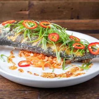 CRISPY WHOLE BRANZINO