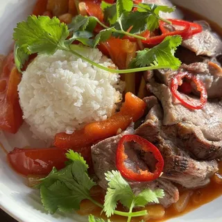 SWEET & SOUR PINEAPPLE PORK