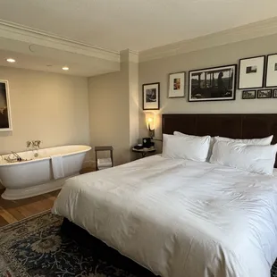 King-size bed in master suite