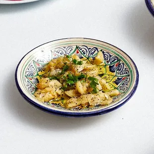 a variety of dishes on a table