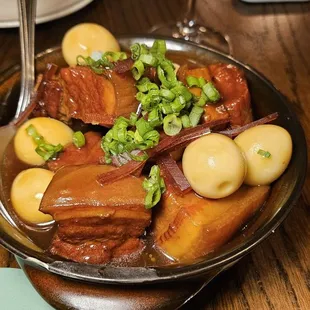 Braised pork belly