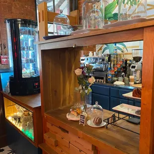 a view of the counter