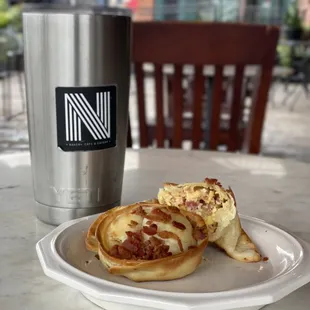 Hot Honey Bacon Egg Empanada