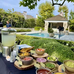 Salsa bar and all the fixings