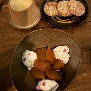 Desserts- pumpkin and churros