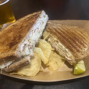 The turkey Rueben. Best 1000 island dressing I&apos;ve ever tasted, not usually a fan.