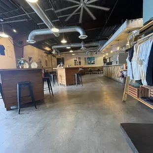 Indoor seating area