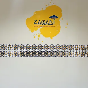 the zaoani logo on the wall