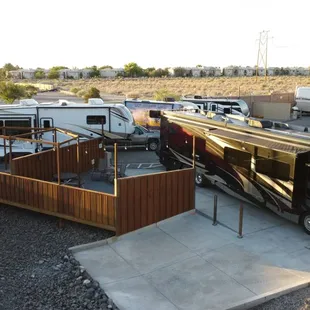 These spots include a deck