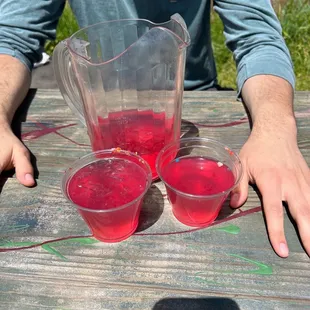 Pitcher of Nicki Minaj! So good! Lots of seating even though it seems crowded!