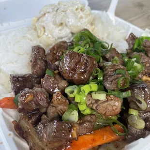 Hawaii chop steak