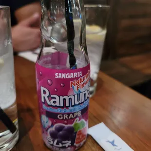 Japanese grape soda