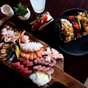 Chef's Sashimi Platter + Hand Rolls