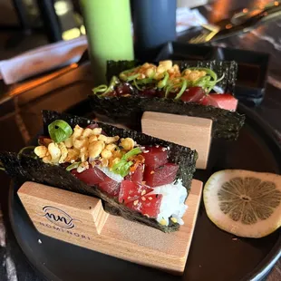 Tuna Poke Sushi Roll
