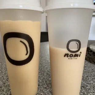 Can you spot the bobas? Nope! Paid extra .75 cents and can't even taste the tea flavor bc it was watered down!