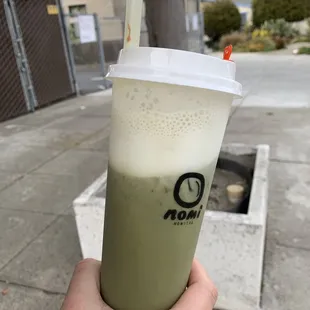 Matcha Berry Berry Latte