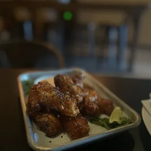 Sweet Chili Chicken Wings with Dynamite Sauce