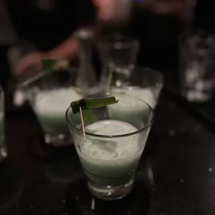 Buko monk (pandan drink - so good!)
