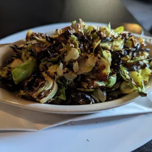 Brussels sprouts with creamy miso
