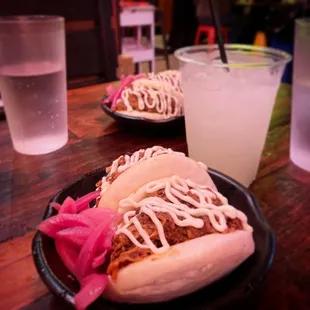 Pulled pork buns