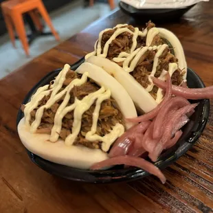 Pulled pork buns