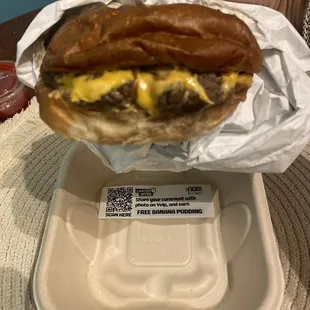 Single Smash Burger