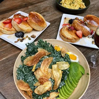 Kale & Sweet Potato Chip Salad