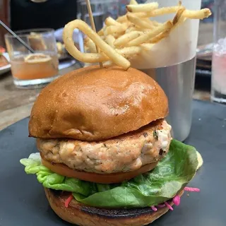 Lunch Scottish Salmon Burger