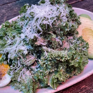 Dinner Kale Caesar Salad