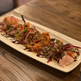 Hamachi Carpaccio (delicious &amp; beautiful)