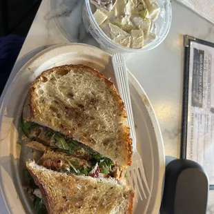 Turkey Mostarda Sandwich was amazing... potato salad was perfect too :) happy about this place