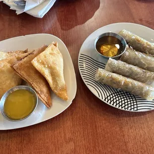 Paper Plane Egg Rolls
