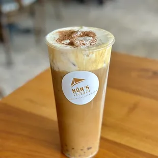 Salted Caramel Coffee &amp; Sea Salt Cream w/coffee jellies