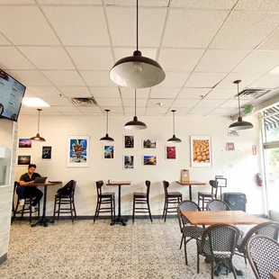 This is the new look of Vietnamese fast food restaurant. Very cool place, good food and drink..