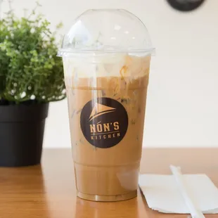 Salted caramel coffee