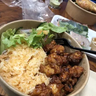 C3. Glazed Chicken with Rice