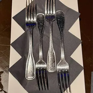 Dessert Forks on Display