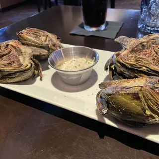 Fire Grilled Artichokes