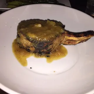House Brined Double Cut Pork Rib Chop
