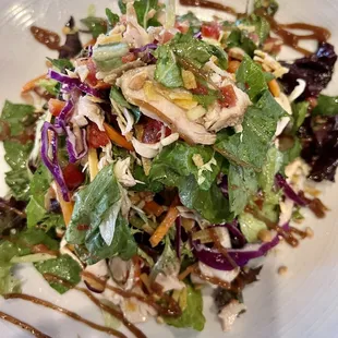 *The "Tavern" Grilled Chicken Salad so it is made with sliced deli meat grilled chicken