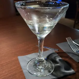 My dirty martini a bit pricy