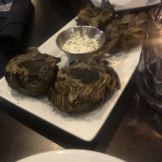 Fire Grilled Artichokes