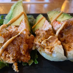 a close up of a sandwich