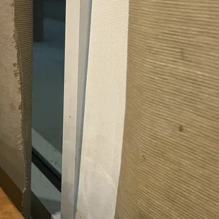 Food on window panel