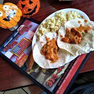 Butter Chicken Taco&apos;s OMG Delicious